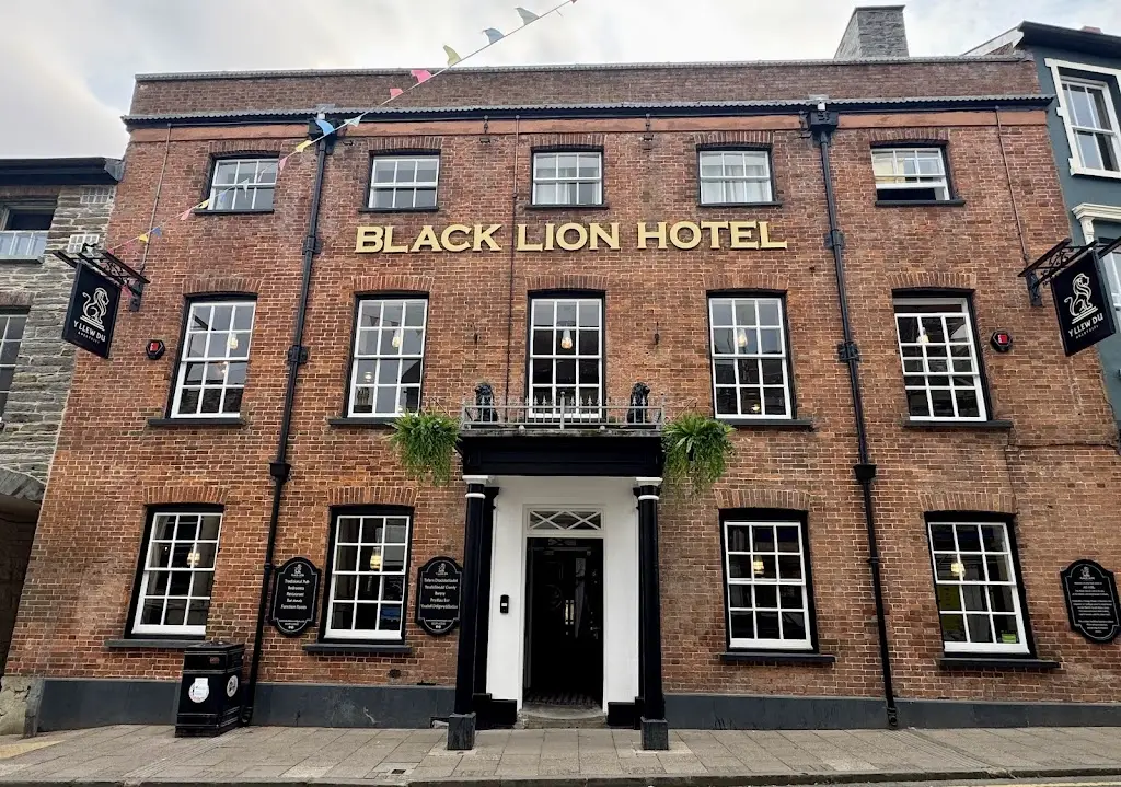 The Black Lion Hotel restaurant in Cardigan