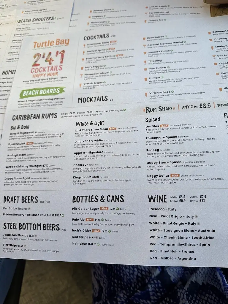 Menu_Turtle Bay Swansea_Cwmafan_image_2