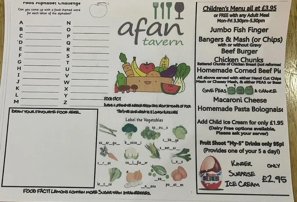 Menu_Afan Tavern_Cwmafan_image_1
