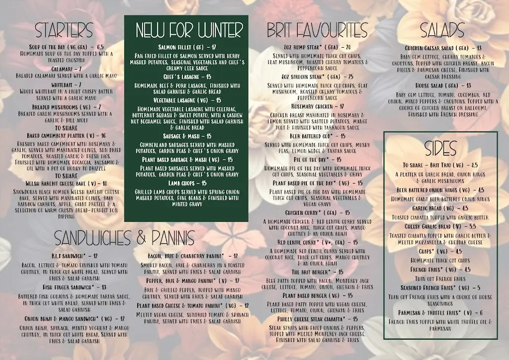 Menu_The Brit Pub_Cwmafan_image_2