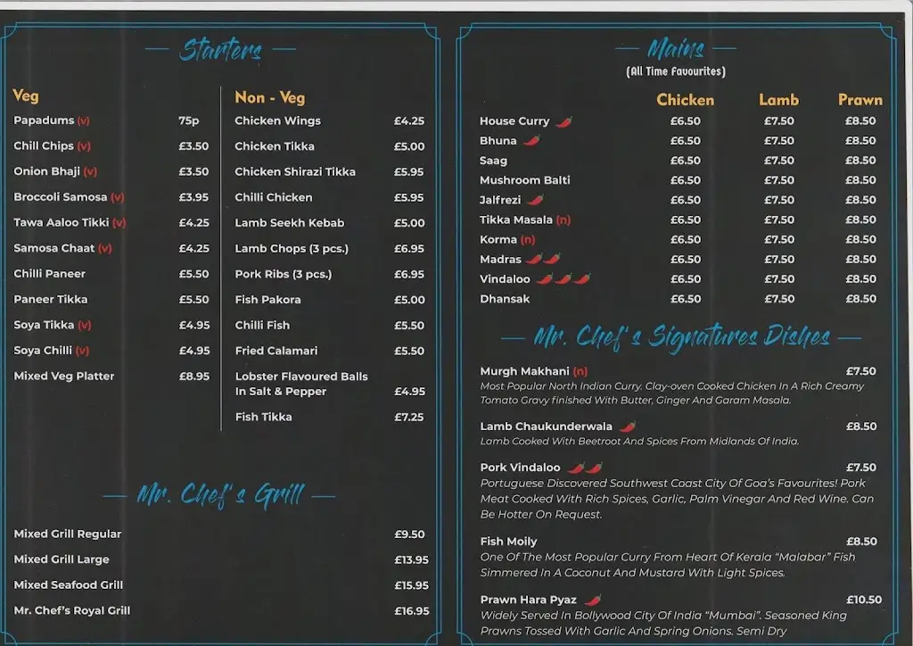 Menu_The Old Bush Bar & Grill_Bilston_image_2