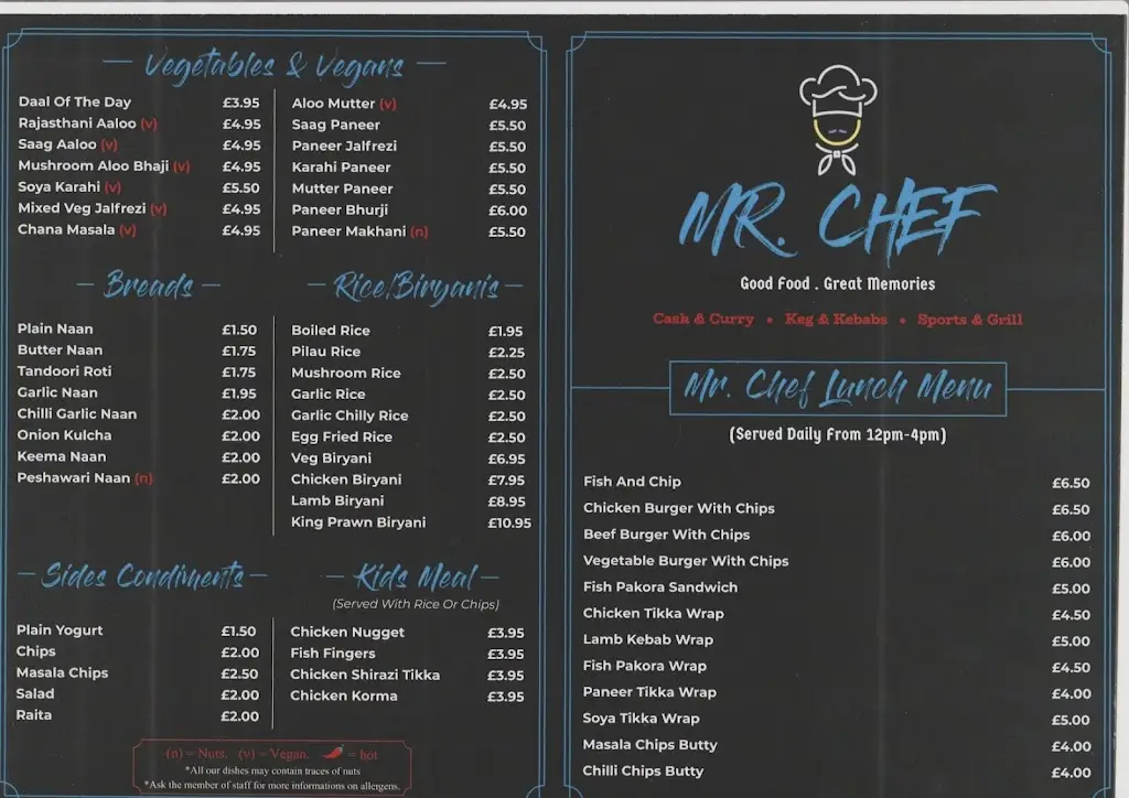 Menu_The Old Bush Bar & Grill_Bilston_image_4
