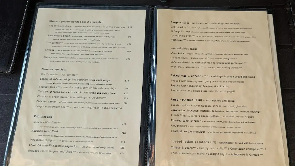 Menu_The Queen Inn_Cwmbran_image_2