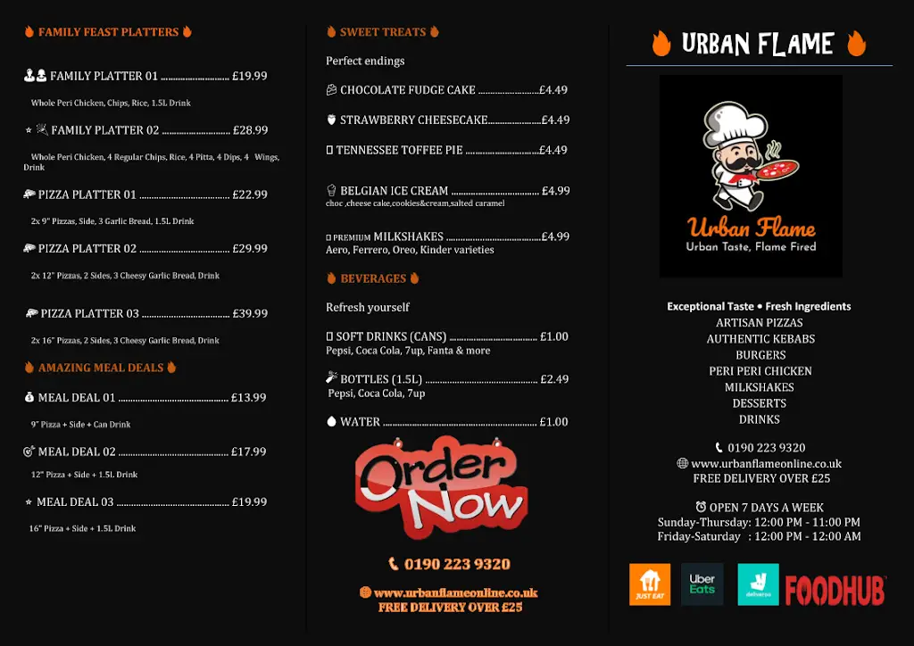 Menu_Urban flame_Bilston_image_3