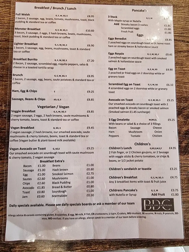 Menu_The Post Room_Cwmbran_immagine_1