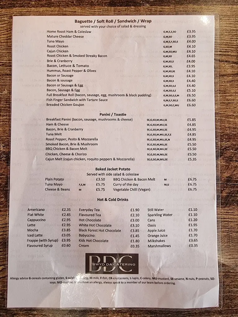 Menu_The Post Room_Cwmbran_immagine_2