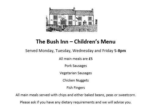 Menu_The Bush Inn_Cwmbran_image_4