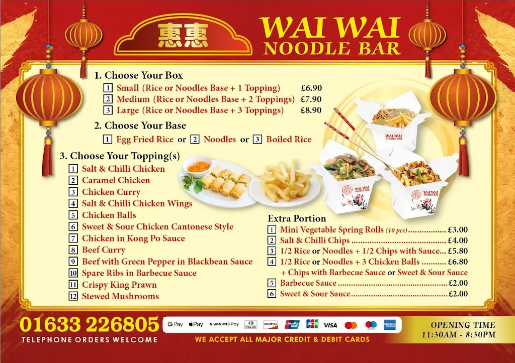 Menu_WAI WAI noodle bar Cwmbran_Cwmbran_immagine_1