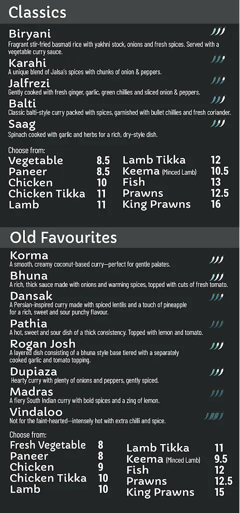 Menu_Jalsa Llangefni_Gaerwen_image_1