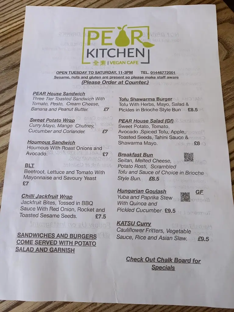 Menu_Pear Kitchen_Cowbridge_image_1