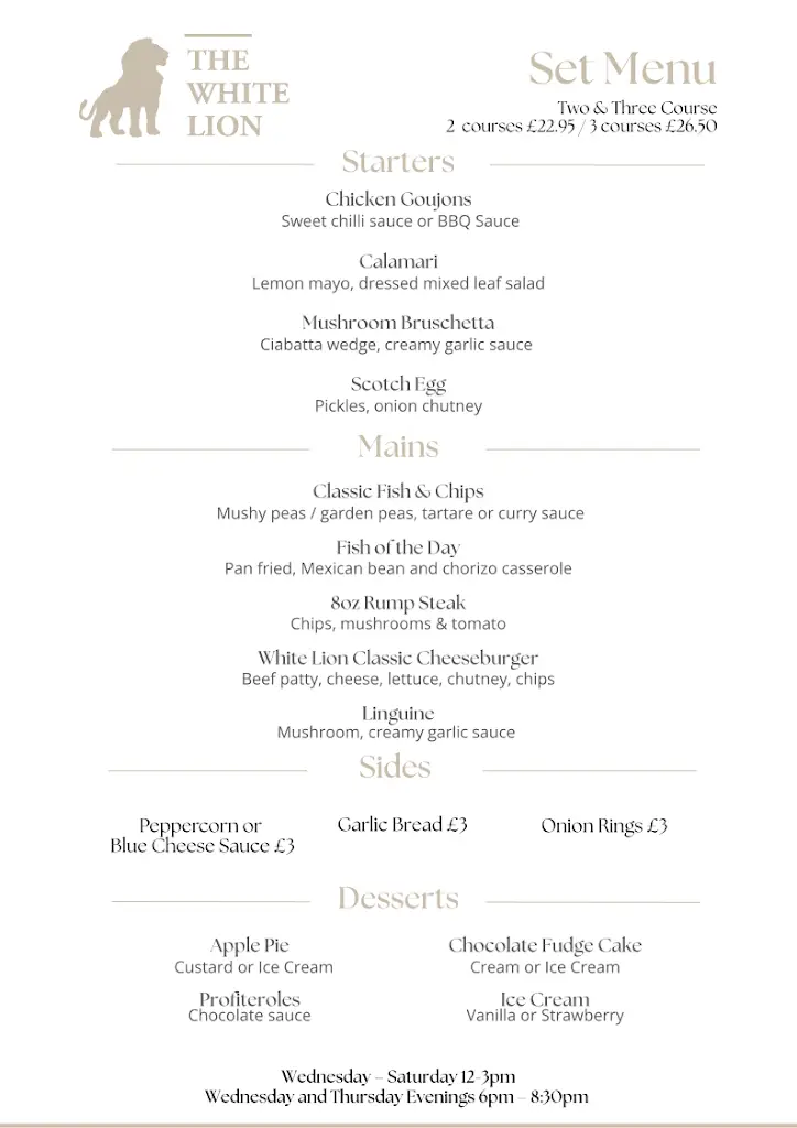 Menu_The White Lion_Cowbridge_image_2