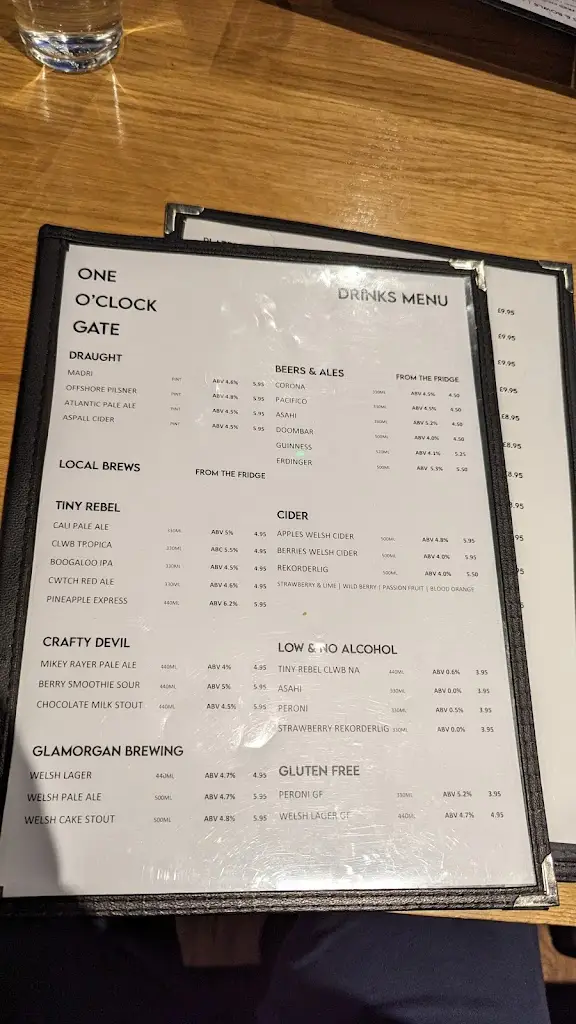 Menu_One O'clock Gate_Dinas Powys_image_4