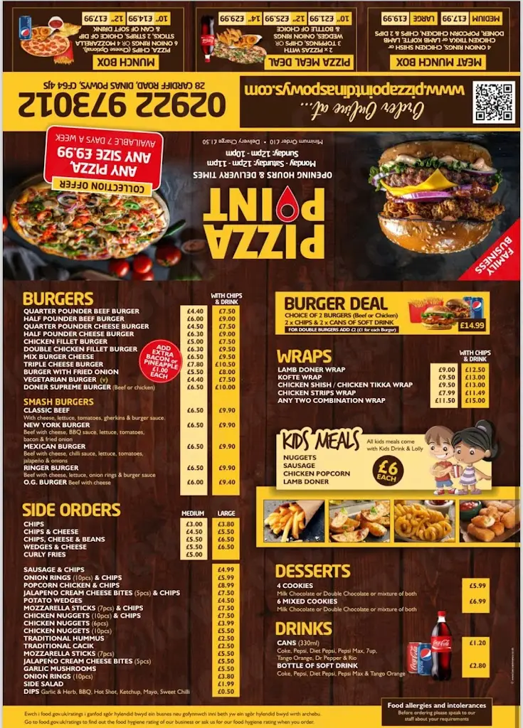 Menu_Pizza Point_Dinas Powys_image_2