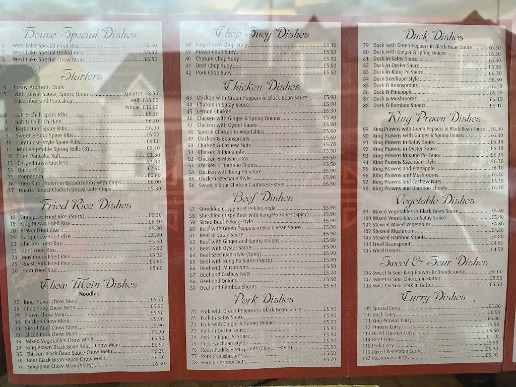 Menu_West Lake Chinese Take Away_Dinas Powys_image_1