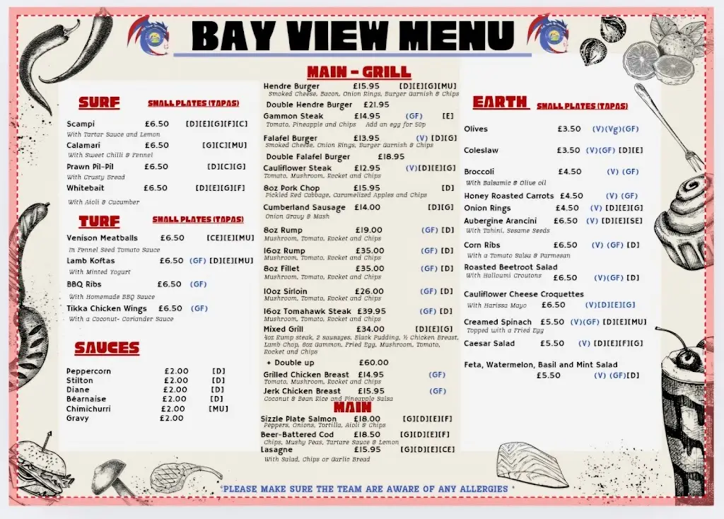 Menu_Bay View Restaurant_Dyffryn Ardudwy_image_3