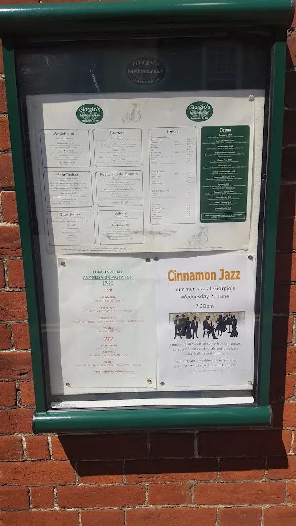 Menu_Giorgio's Mediterranean Restaurant and Bar_Bishops Waltham_image_2