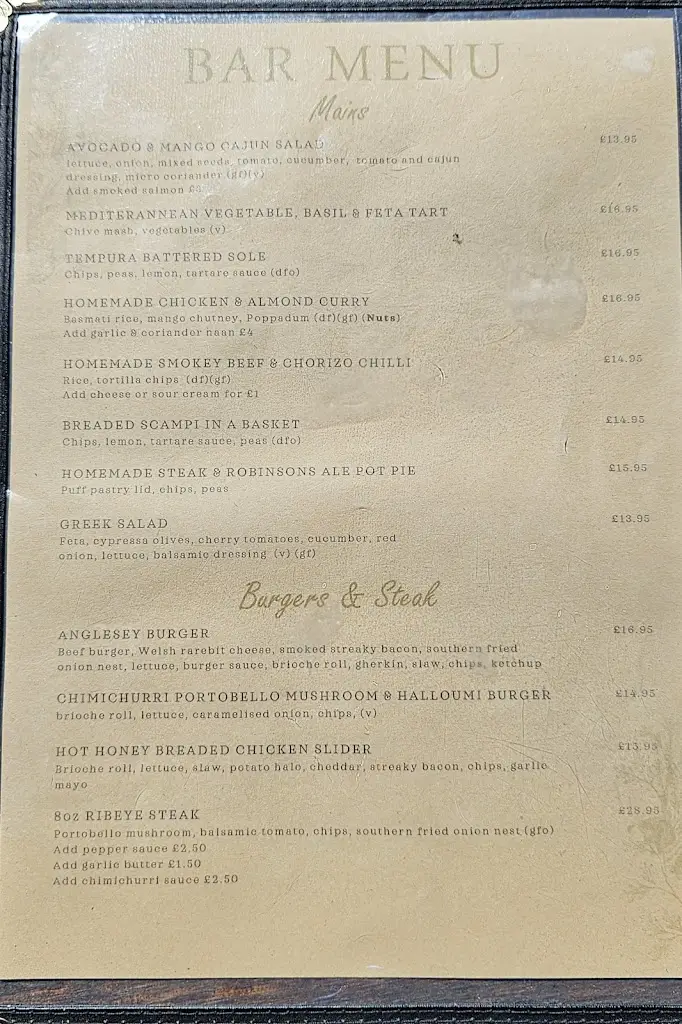 Menu_The Victoria Inn_Dyffryn Ardudwy_image_2