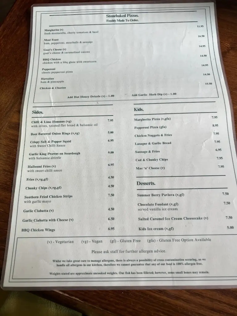Menu_The Barmouth Bar & Grill_Dyffryn Ardudwy_image_3