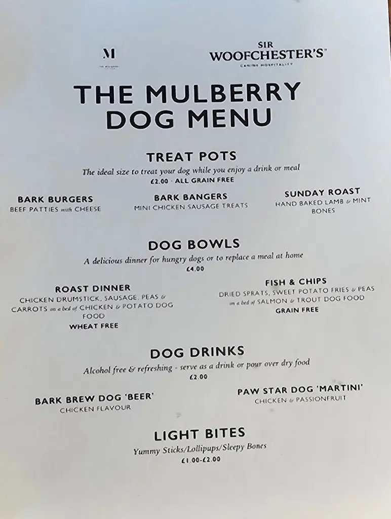 Menu_The Mulberry, Conwy Marina_Conwy_image_2