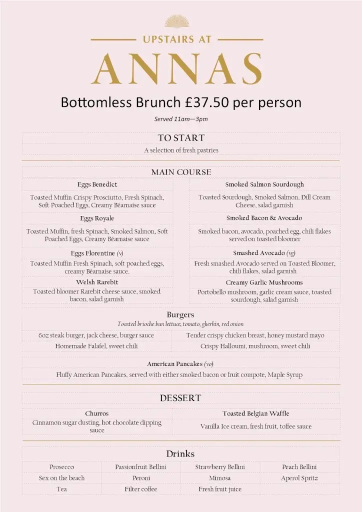 Menu_Upstairs at Anna's_Conwy_image_1