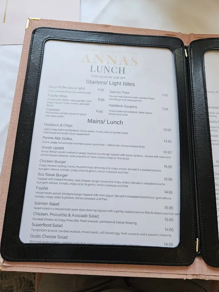 Menu_Upstairs at Anna's_Conwy_image_4