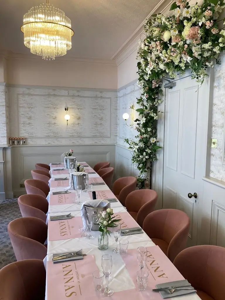 Upstairs at Anna's restaurant in Conwy