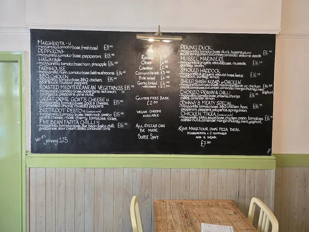 Menu_Johnny Dough's at The Bridge_Conwy_image_1