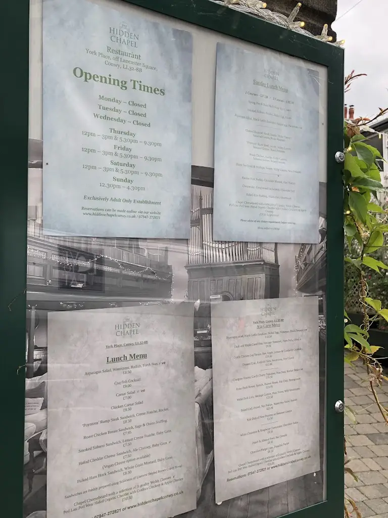 Menu_The Hidden Chapel Restaurant_Conwy_image_2