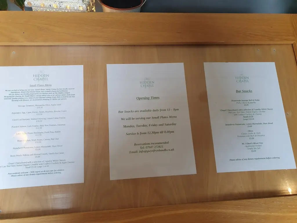 Menu_The Hidden Chapel Restaurant_Conwy_image_4