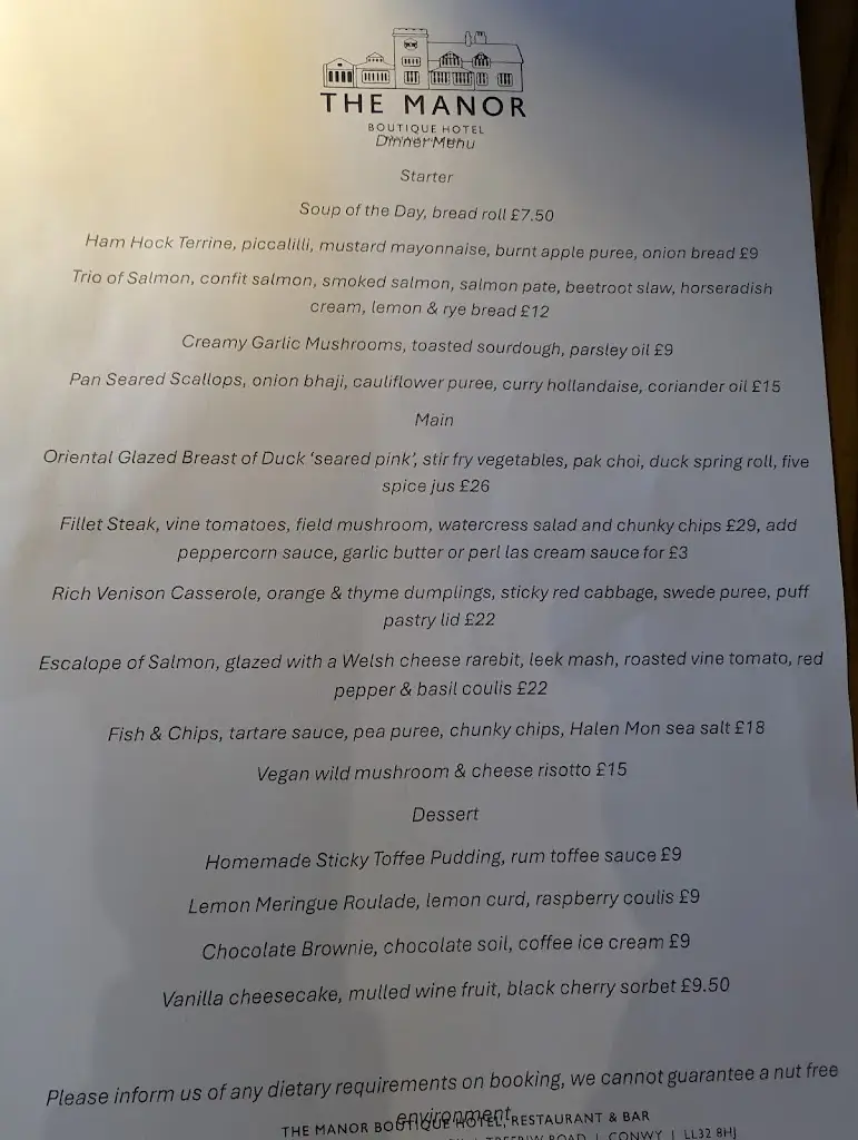 Menu_The Manor_Conwy_image_1