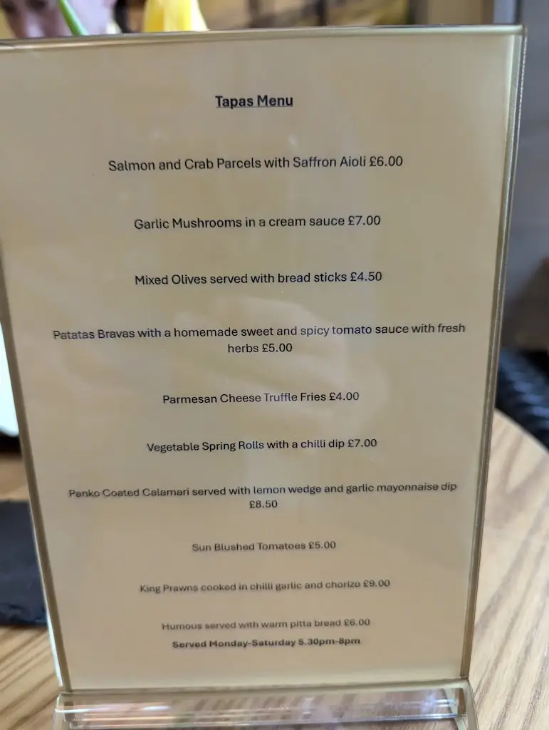 Menu_The Manor_Conwy_image_2