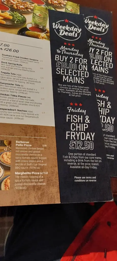 Menu_The George & Dragon_Conwy_image_2