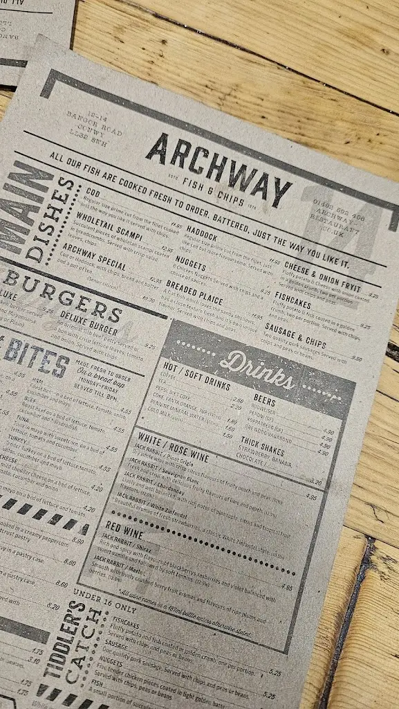 Menu_The Archway_Conwy_image_4