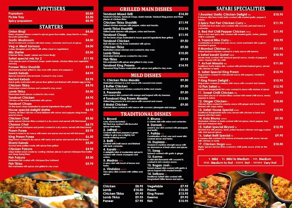 Menu_Spice Safari Restaurant & Takeaway_Conwy_image_1