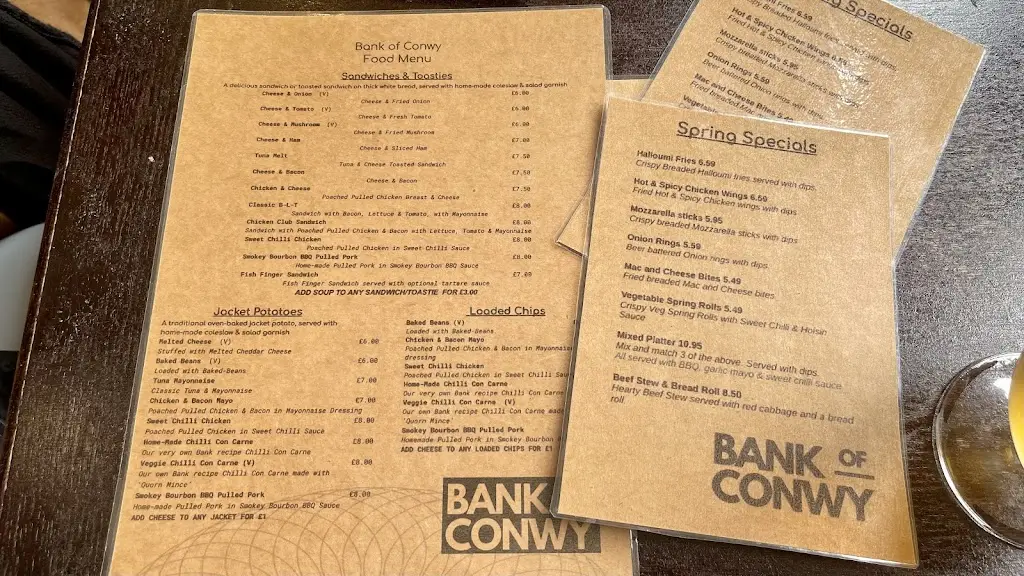 Menu_Bank Of Conwy_Conwy_image_3