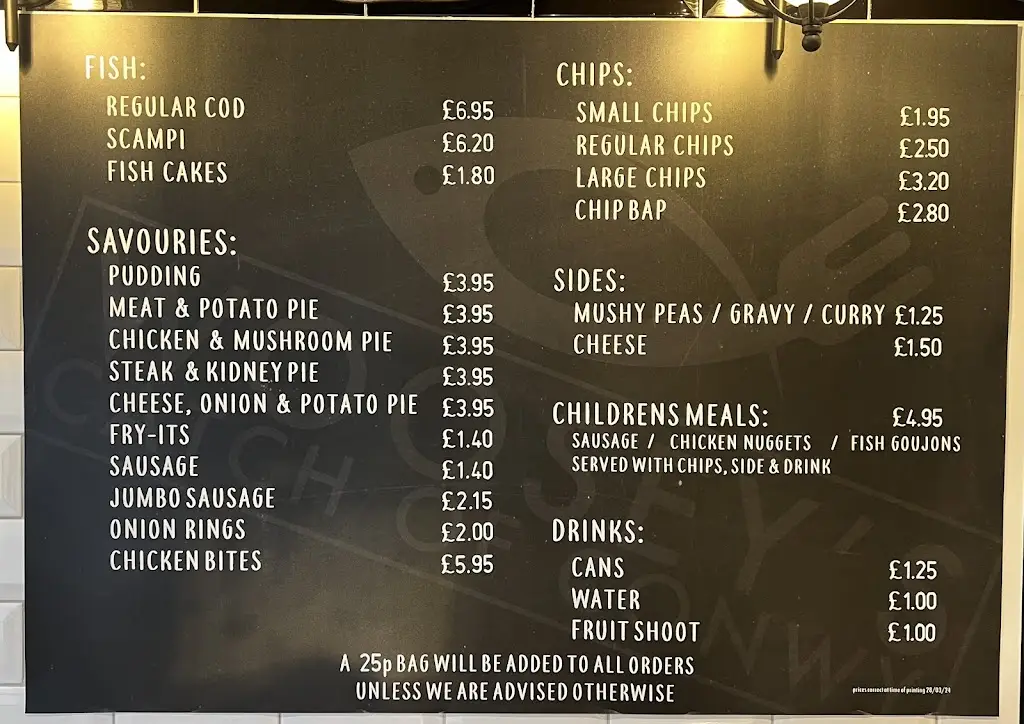 Menu_Woosey's Catch of Conwy_Conwy_image_1