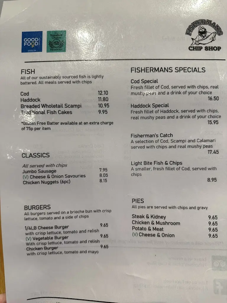 Menu_Fishermans Chip Shop_Conwy_image_1