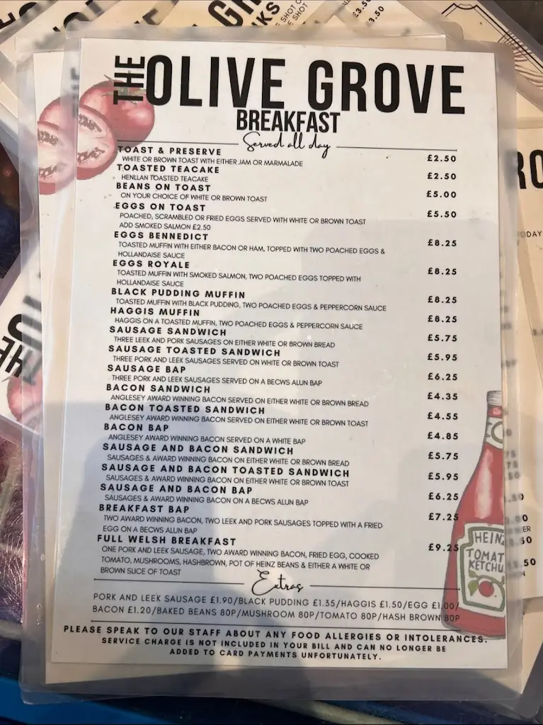 Menu_The Olive Grove_Deganwy_image_2