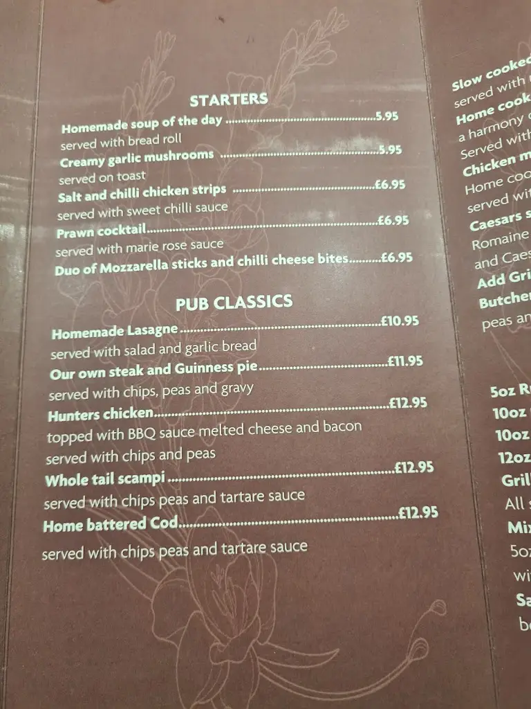 Menu_The Angel Inn_Gelligaer_image_2
