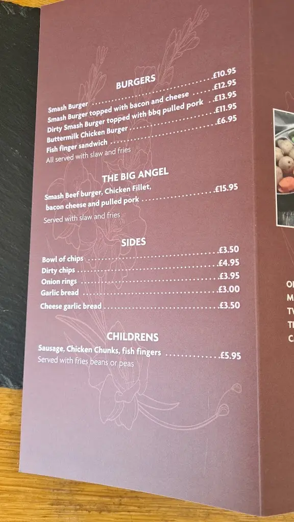 Menu_The Angel Inn_Gelligaer_image_3
