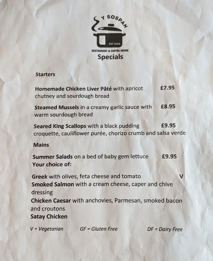 Menu_Y Sospan_Dolgellau_image_3