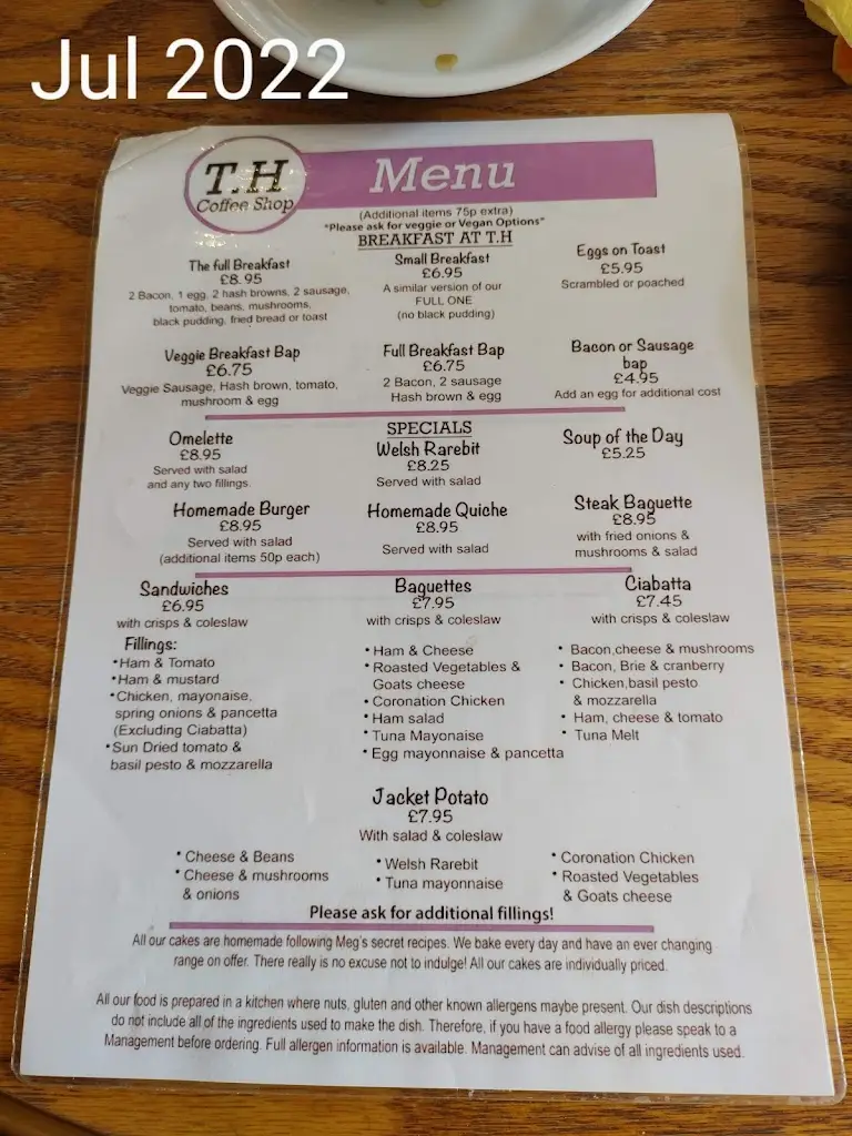 Menu_TH Roberts_Dolgellau_image_3