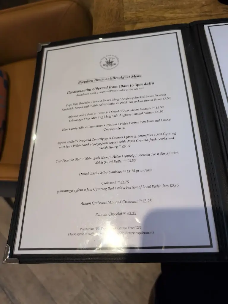 Menu_The Fork, Cork and Feathers_Dolgellau_image_4