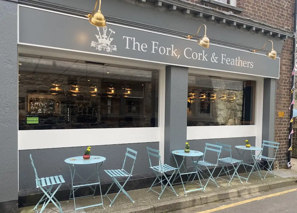 The Fork, Cork and Feathers restaurant in Dolgellau