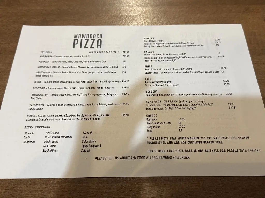 Menu_Mawddach Pizza_Dolgellau_image_1
