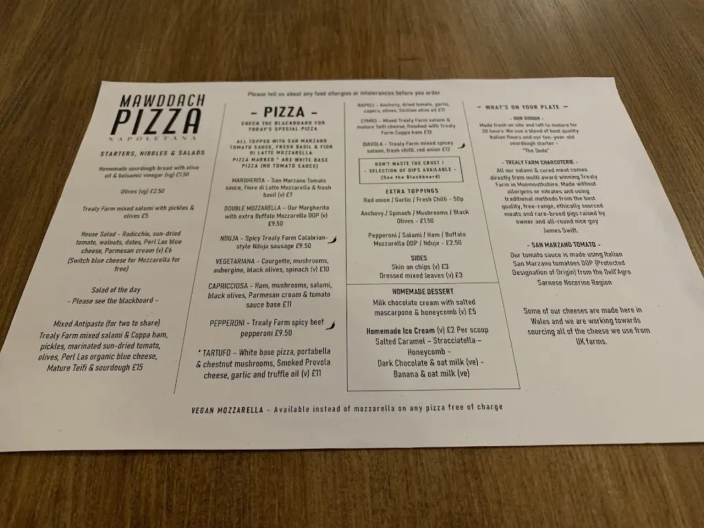 Menu_Mawddach Pizza_Dolgellau_image_3