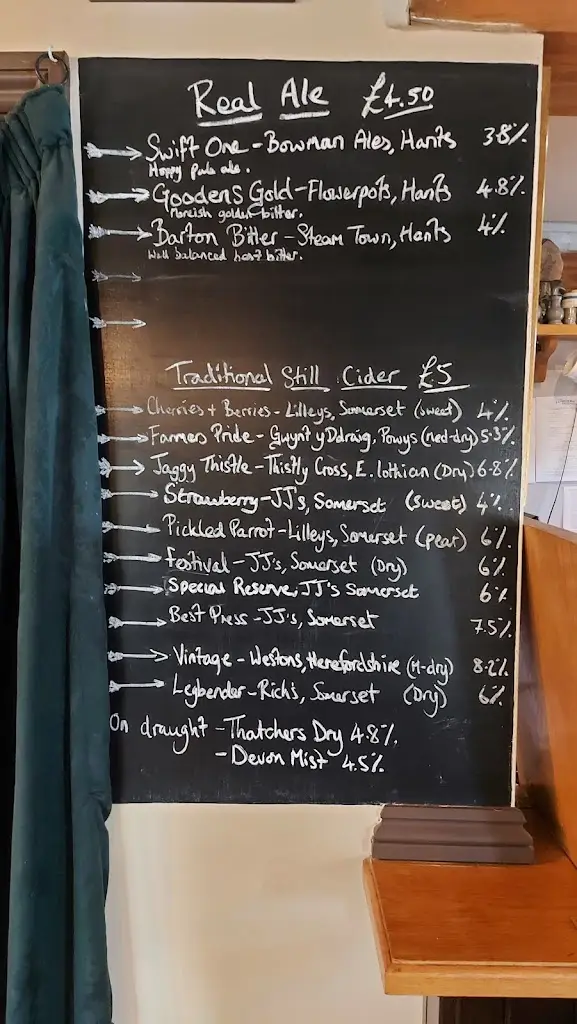 Menu_The Hampshire Bowman_Bishops Waltham_image_4