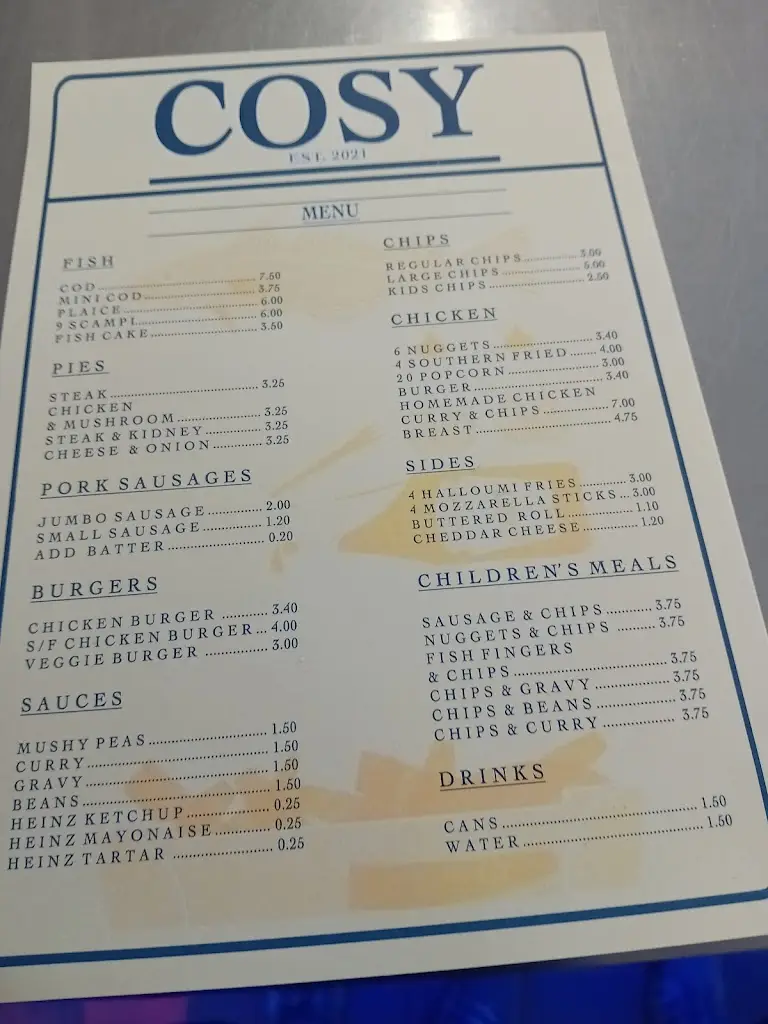 Menu_Cosy Takeaway_Dolgellau_image_2