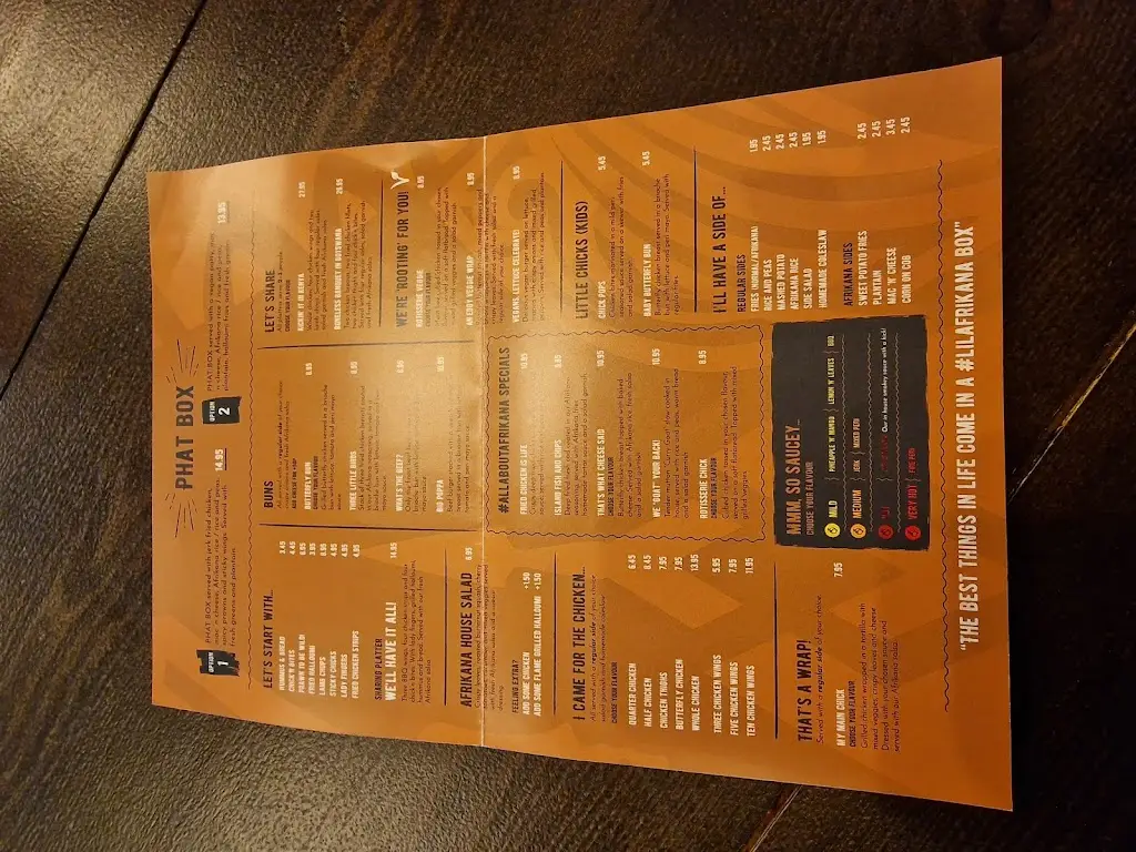 Menu_Lil' Afrikana Restaurant Aldridge_Aldridge_image_2