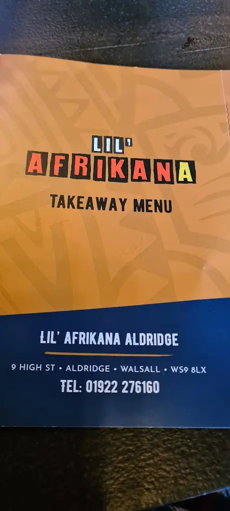 Menu_Lil' Afrikana Restaurant Aldridge_Aldridge_image_3